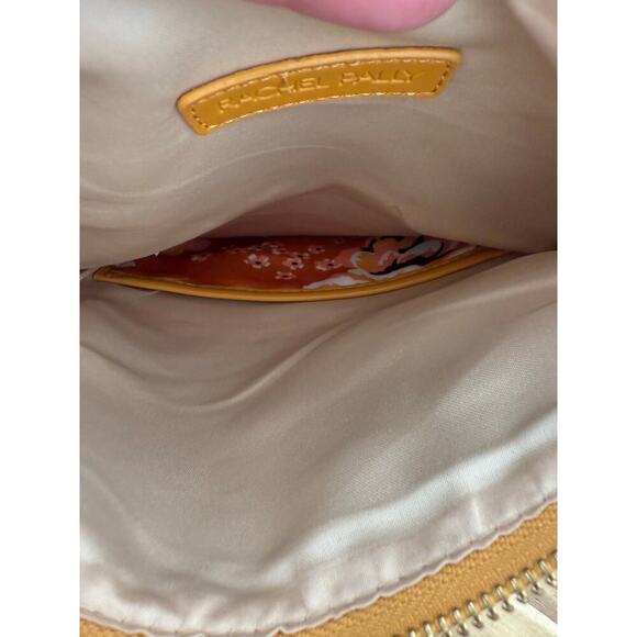 Rachel Pally Floral Orange Yellow Clutch - Picture 9 of 9